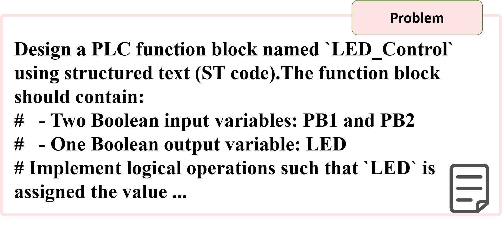 Problem Definition